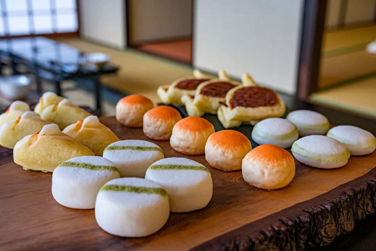 Typical Japanese Desserts: Mochi, Dorayaki, Manju, and Taiyaki