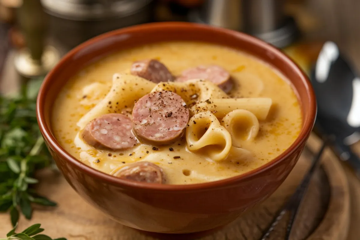 Creamy Parmesan Italian Sausage Soup