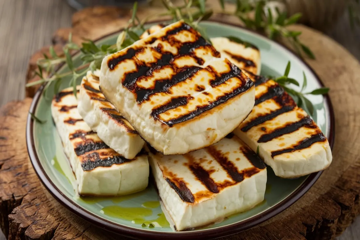 What does Halloumi taste like