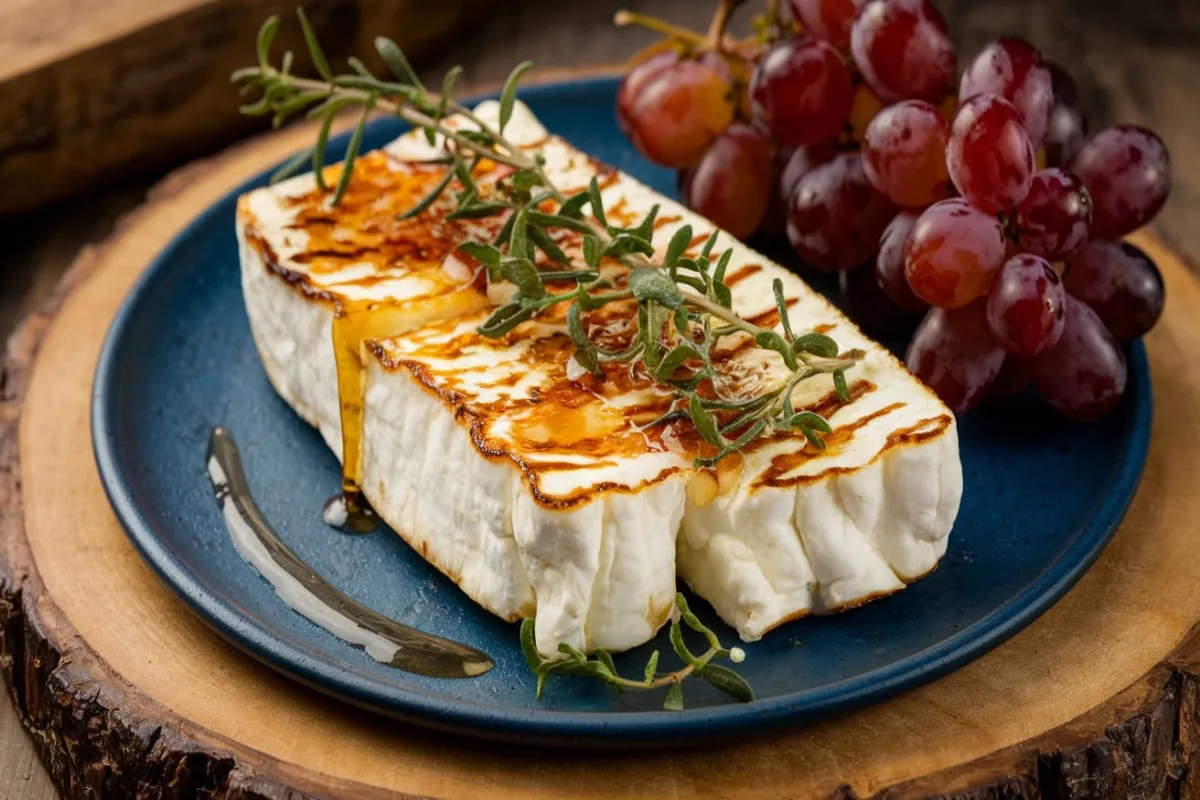 What does Halloumi taste like