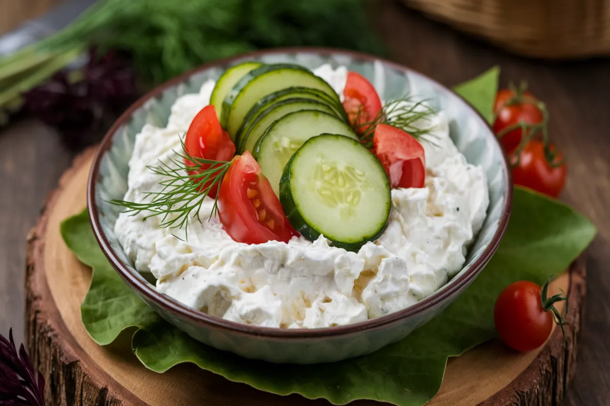 What is the most common way to eat cottage cheese?