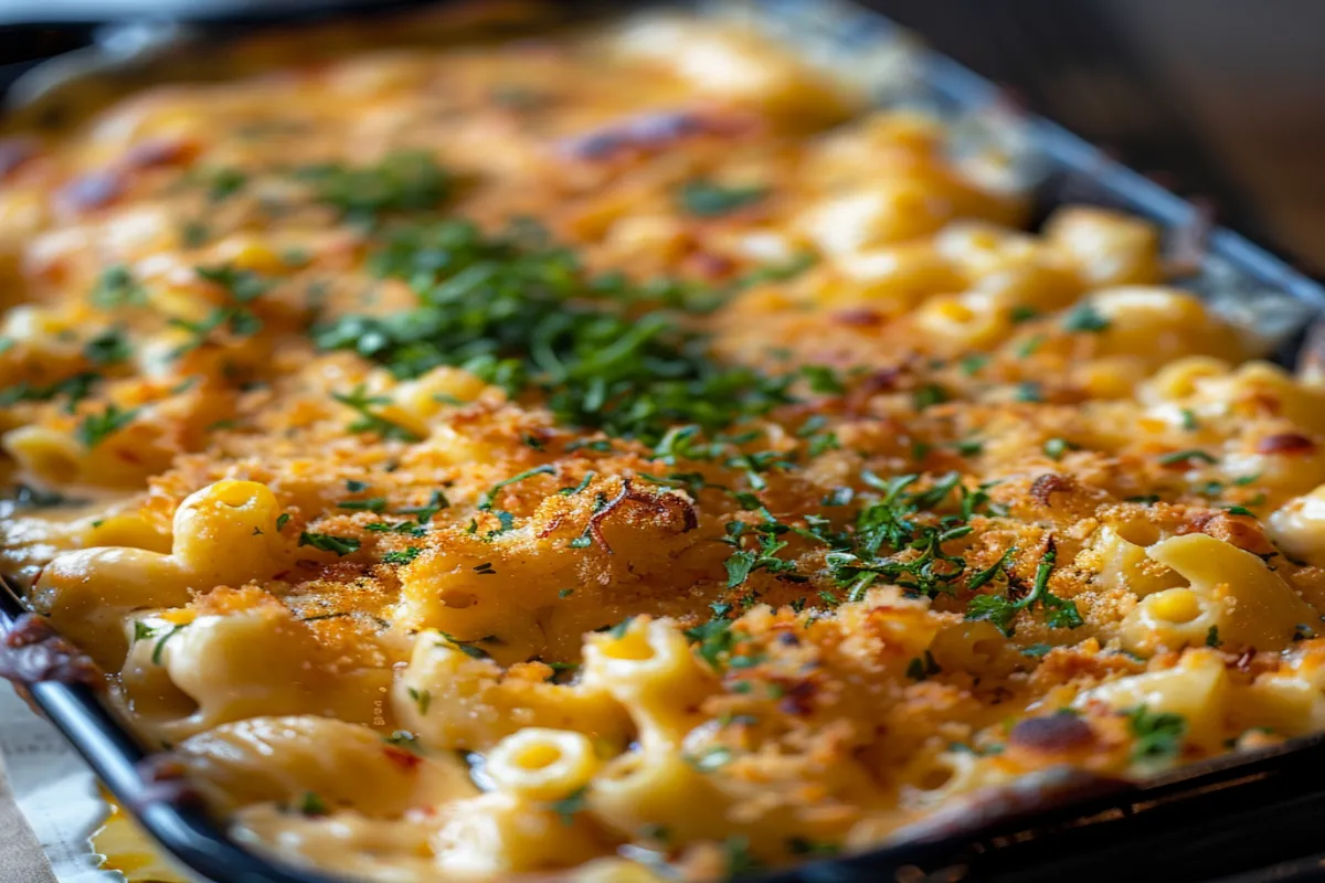 Smoked mac and cheese